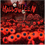 Solar Halloween Eyeball Lights Outdoor, Solar Garden Lights Waterproof, Solar Firefly Lights Swaying by Wind with 2 | Lumora