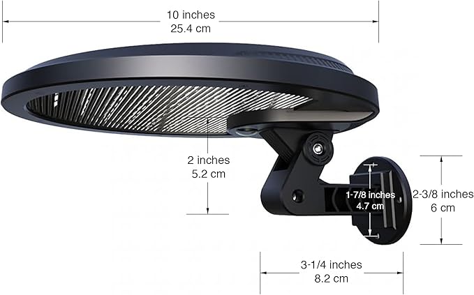 eLEDing 56-LED Solar Powered Motion Activated Light – White-Warm Outdoor Security Light with Dusk-to-Dawn Dimming | Lumora