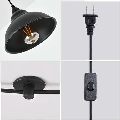 Plug in Pendant Light Fixtures Hanging Lamp Shades Hanging Light with Plug in Cord Black Light Corner Hanging Lamp Pendant Lights Hanging Lamps That Plug Into Wall Outlet Ma625