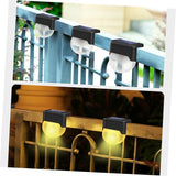 Uonlytech 1pc Solar Power Led Stair Lamp Outdoor Handrail Fence Light for Pathway Warm Lighting Easy Installation | Lumora
