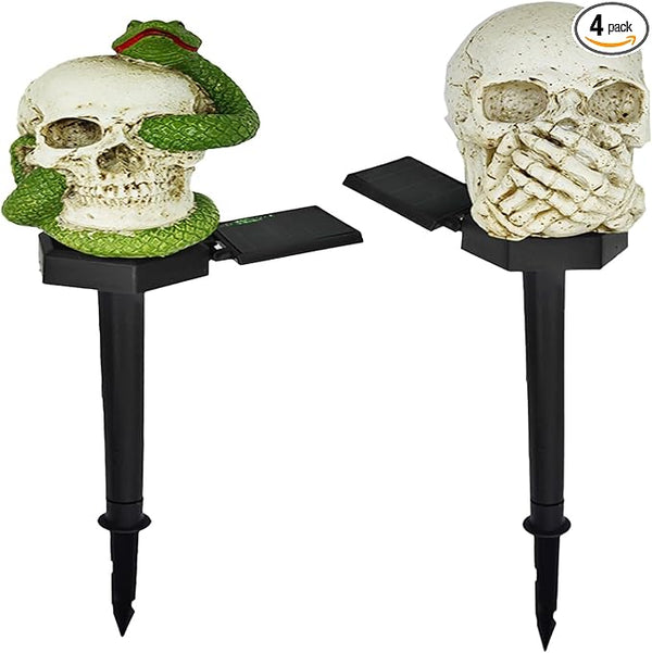 Skeleton LED Solar Light - Spooky Halloween Decoration for Garden, Yard Path, Yard Waterproof Outdoor Solar Light | Lumora