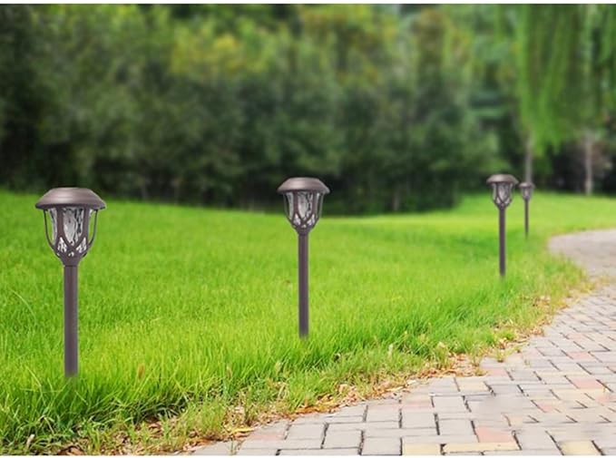 Milisten Solar Lawn Ground Plug Light Outdoor Garden LED Solar Pathway Light for Patio Yard | Lumora