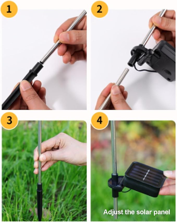 2pcs Flowers Waterproof Solar Powered Stake Lights LED Decorative Landscape for Garden Solar Tulip LED Garden Stake | Lumora