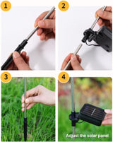 2pcs Flowers Waterproof Solar Powered Stake Lights LED Decorative Landscape for Garden Solar Tulip LED Garden Stake | Lumora