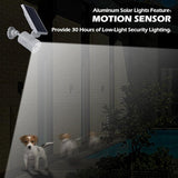 Solar Motion Sensor Lights for Outside 1400-Lumen 9W(110W Equ.) Aluminum Outdoor Solar Motion Flood Security | Lumora