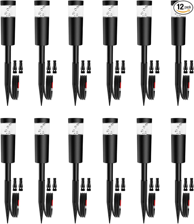 5W Low Voltage Landscape Pathway Lights with Connectors 12V Outdoor Landscape Lighting LED Bollard Path Lights | Lumora