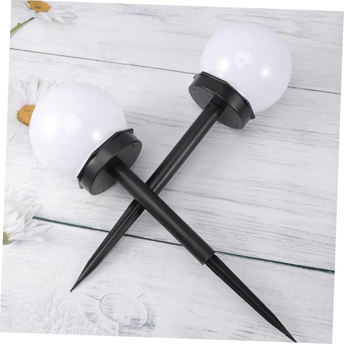 balacoo 8pcs Solar Garden Lanterns Outdoor Solar-Powered Lawn Lights Garden Light Bulbs for Pathway Patio