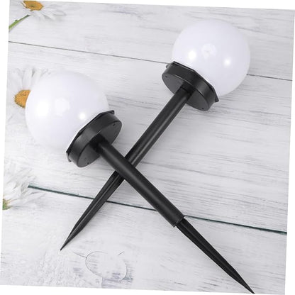 balacoo 8pcs Solar Garden Lanterns Outdoor Solar-Powered Lawn Lights Garden Light Bulbs for Pathway Patio