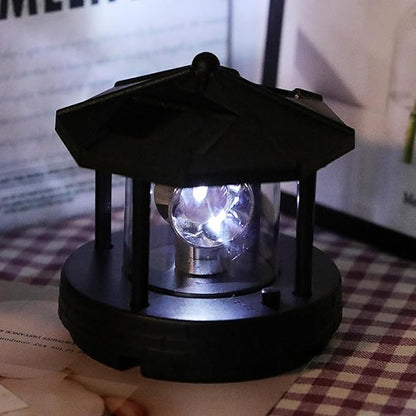 Creative Rotating LED Solar Walkway Lights Outdoor Garden Path Lighting Solar Powered Plastic Landscape Decorative Lamp