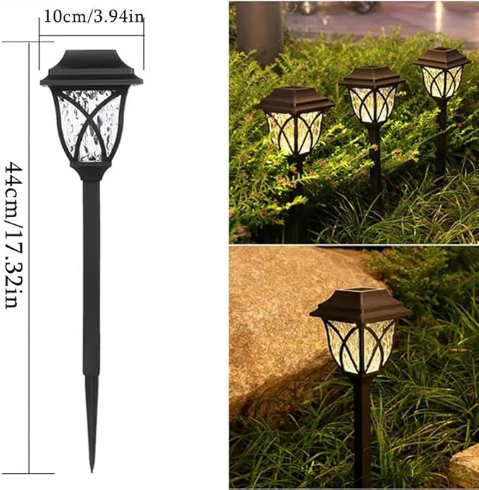 Solar Garden Lights, 6 Pack LED Outdoor Waterproof Lawn Lights, Landscape Lighting for Garden, Landscape, Path | Lumora