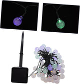 VILLCASE 1 Set LED Solar String Lights Bubble Beads Patio Decor Saving Outdoor Fairy Lights for Garden Courtyard | Lumora