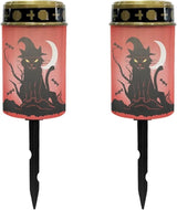 Halloween Solar Lights Outdoor Waterproof Cemetery Solar Lights for Grave 2 Pcs Memorial Solar Lights for Graves | Lumora