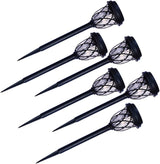 GLEAVI 6pcs Waterproof Solar Garden Path Lights Warm White LED Outdoor Yard Lawn Lighting for Patio Landscape with | Lumora