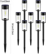 8 Pack Solar Pathway Lights Outdoor Waterproof, High Brightness LED Solar Garden Lights for Patio, Yard, Lawn | Lumora