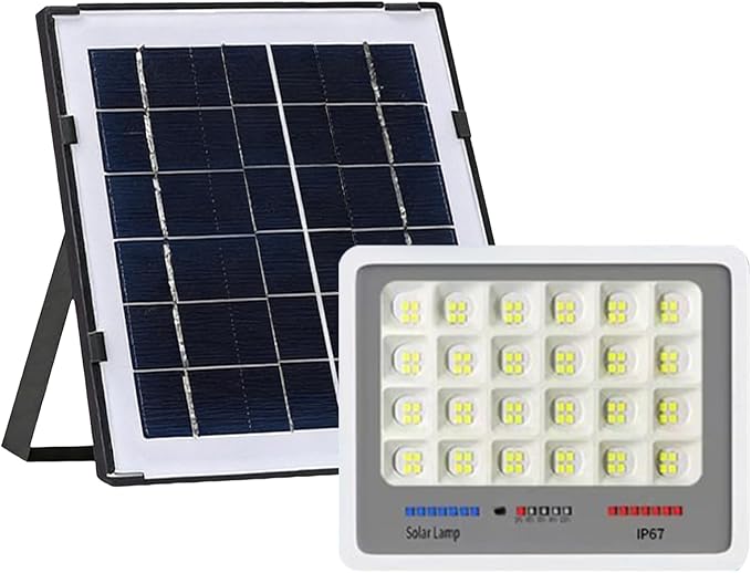 Solar LED Outdoor Lights - Waterproof Bright Lamp, Solar Pathway and Garden Lighting with Easy Installation, Energy Saving Wall and Roof Lights for Driveway, Patio, Porch, Sidewalk, Walkway