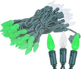 Novelty Lights 24FT 70 LED C6 LED Christmas String Lights, Outdoor Christmas Tree Commercial Grade LED String | Lumora