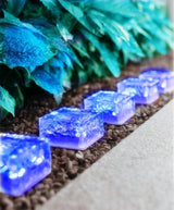 Outdoor 4 Pack Ice Cube Bricks Rocks Lights Solar Powered LED In Ground Pathways Patio Yard Garden Glow Lights Decor | Lumora