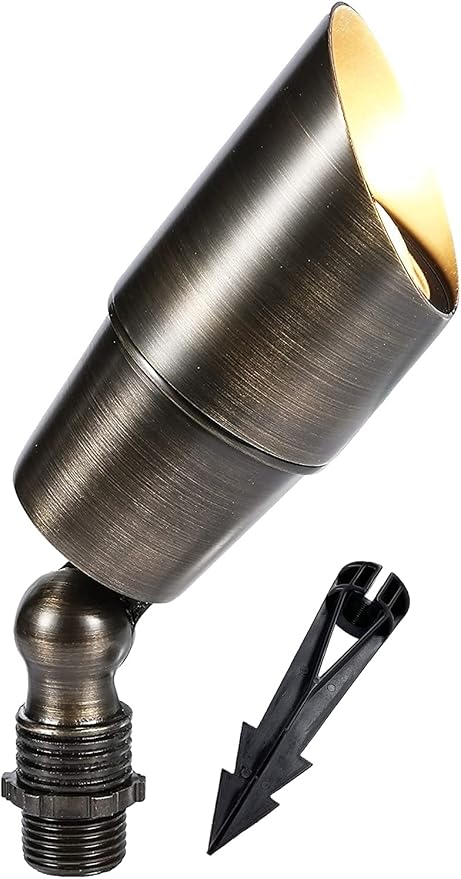 LED Spot Lights Outdoor Landscape Lighting 107 - Solid Brass Spotlight LED Yard Lights Security Landscape for | Lumora