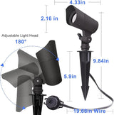 E ENERGETIC LIGHTING LED Landscape Lights with Connectors, 12V Low Voltage, Warm White 3000k, 4W, 175LM, Outdoor | Lumora