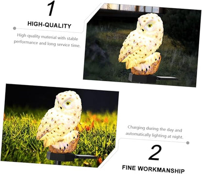 Solar-Powered Landscape Light Ground Plug Lamp Solar Pathway Light Weatherproof Auto Charging Decor