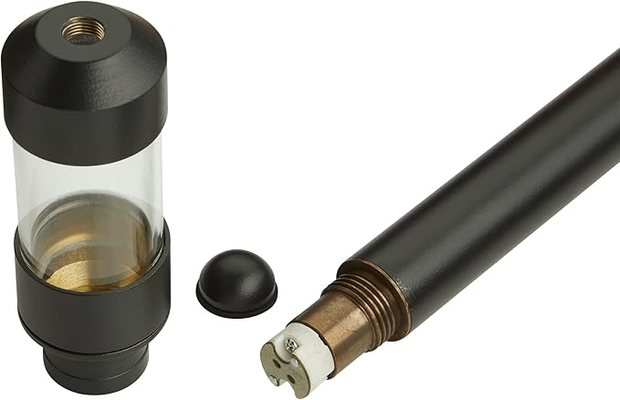 VOLT Flat Hat 12V Black Brass Path Light (5" Shade, 25" Tall) with 3W 2700K Warm White G4 LED Bulb for Low Voltage Landscape Lighting on Outdoor Pathway, Walkway, Garden, Driveway or Patio