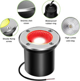 RGBW Low Voltage Landscape Light In-ground Lights with Connectors LED Well Light Waterproof IP67 3W DC12V Color | Lumora