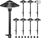 SUNVIE Low Voltage Pathway Lights Wired Path Light Outdoor 3W 12-24V 3000K Waterproof Aluminum LED Landscape Lights | Lumora