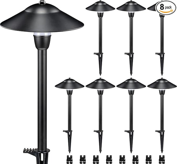 SUNVIE Low Voltage Pathway Lights Wired Path Light Outdoor 3W 12-24V 3000K Waterproof Aluminum LED Landscape Lights | Lumora