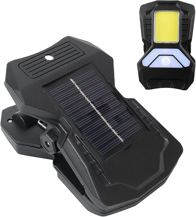 Solar Fence Lights Outdoor - Waterproof Motion Sensor Outdoor Lights - Lamp with 3 Modes for Farm Gutter Deck Pathway Stairs Backyard Walkway Flower Bed Step Driveway Garage Camping