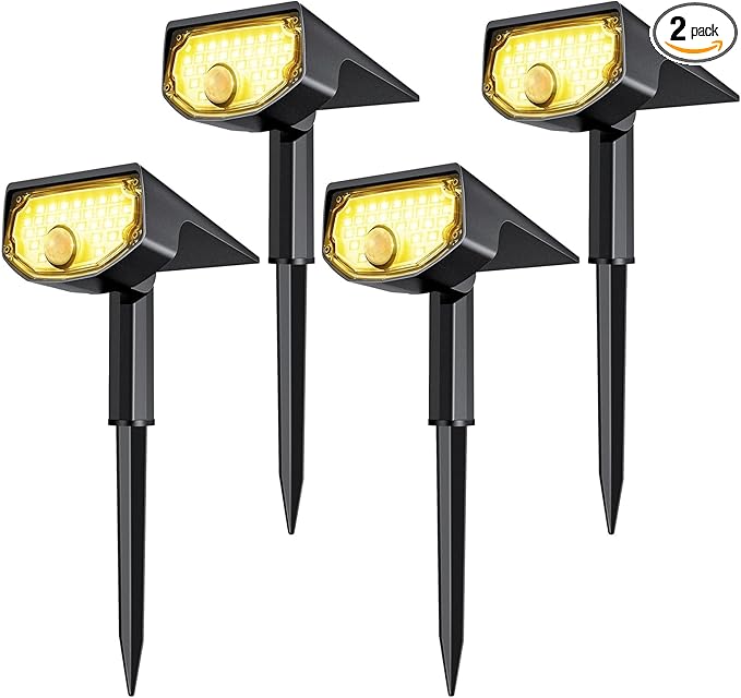 AloftSun Solar Motion Sensor Outdoor Lights,Waterproof Motion Sensor Spot Lights- 30 LED/3 Modes Solar Powered | Lumora
