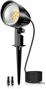 MEIKEE 7W Low Voltage Landscape Lighting with Connectors, 2700K Warm White Landscape Lighting, IP66 Waterproof | Lumora