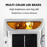 Wokyo Solar Power Road Reflector Waterproof Outdoor Warning Step Lights for Driveway Sidewalk Garden Pathway Yard | Lumora