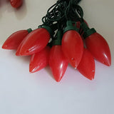 Vintage Christmas Lights Outdoor 25Ft C9 Valentines Day Light 25 LED Shatterproof Red String Light, Extendable Red | Lumora