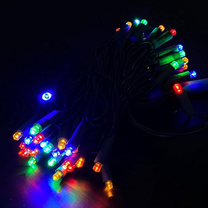 Everfit Lighting 50 Count 5MM Wide Angle Led Christmas Lights Set,Outdoor Led String Lights for Garden Patio | Lumora