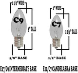 Novelty Lights Clear Twinkle Incandescent Christmas String Lights - Retro Traditional C9 Indoor/Outdoor Light Set | Lumora
