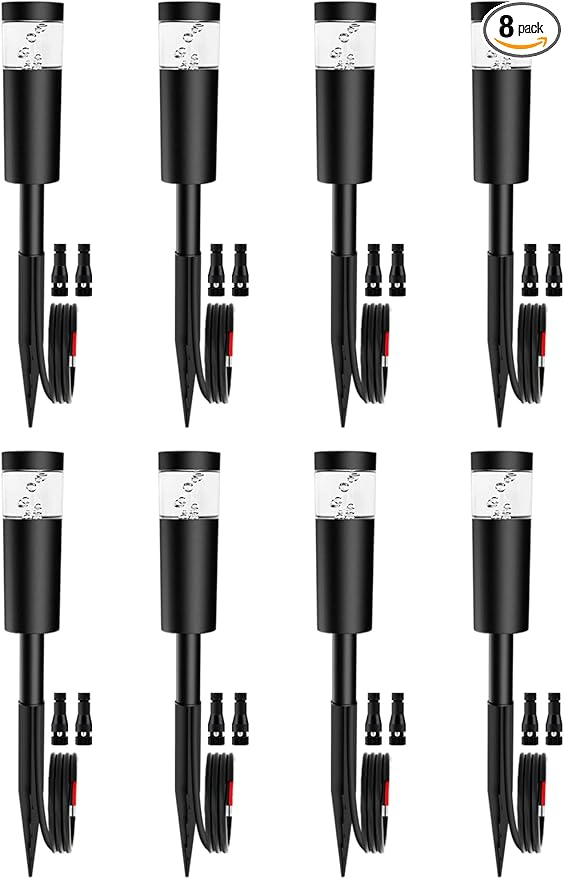 5W Low Voltage Landscape Pathway Lights with Connectors 12V Outdoor Landscape Lighting LED Bollard Path Lights | Lumora