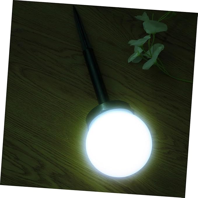 4pcs Solar Lawn Ground Plug Lights Waterproof Outdoor Courtyard Solar Garden Lights Warm White for Landscape Pathway Decoration