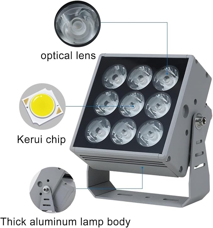 110-230V Outdoor Spotlights - Spotlight Led Beam Light - Led Spot Lights, LED Long Distance Spotlight Outdoor | Lumora