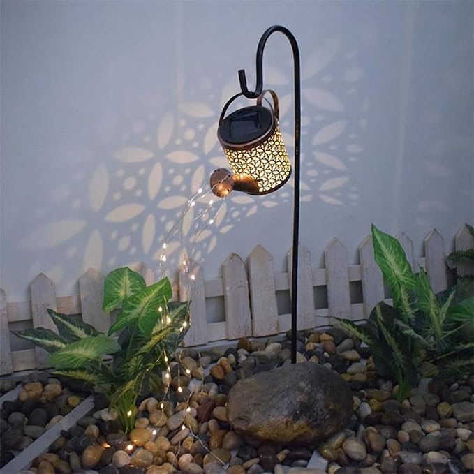 Ulalaza Solar Garden Lights Outdoor Color Changing Decorative Ball Solar Lights for Patio/Lawn/Yard/Path/Christmas