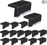 16 Pack Solar Deck Lights,The LED Lights for Outdoor, Waterproof Solar LED Lights for Deck, Step, Railing, Wall | Lumora