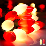 C9 LED Christmas Lights Outdoor, 100 Feet C9 String Lights with 100 Shatterproof Matte Bulbs, Connectable | Lumora