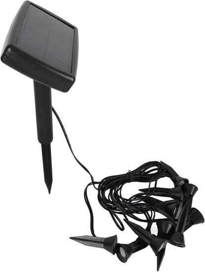 Solar Pathway Lights, Outdoor Solar Garden Stake Lights, Landscape Decorative Solar Lights for Garden Lawn Patio Yard Deck Driveway, 10 in 1 Design with 500mAh Rechargea (Warm Light)