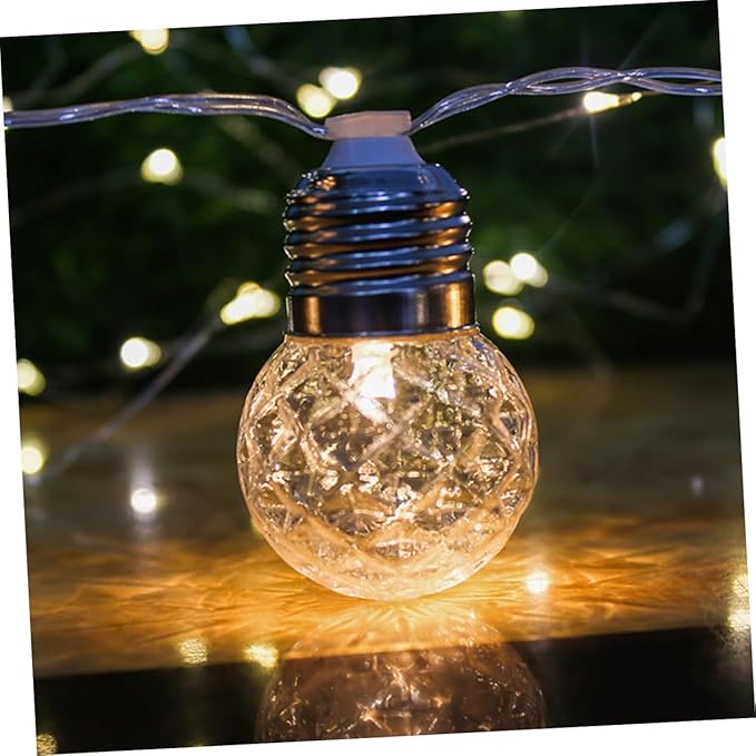DOITOOL Pineapple String Light Led Fairy Light Bulbs Outdoor Indoor Decor for Weddings Festivals and Parties Brighten up Your Space Charming Pineapple Design