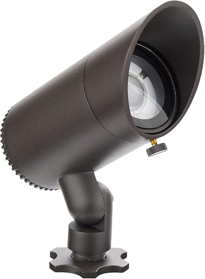 WAC Landscape Lighting, LED 12V Basic Accent Light 3W with Adjustable Beam Angle 2700K in Bronze