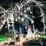 KNONEW 532FT 1600LED Green Wire Outdoor Fairy Lights Plug in Cool White
