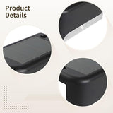 Bosreroy 16 Solar Led Fence Lights, Weatherproof Outdoor Rail and Stair Lights, Pp/Pc Construction, Amorphous | Lumora