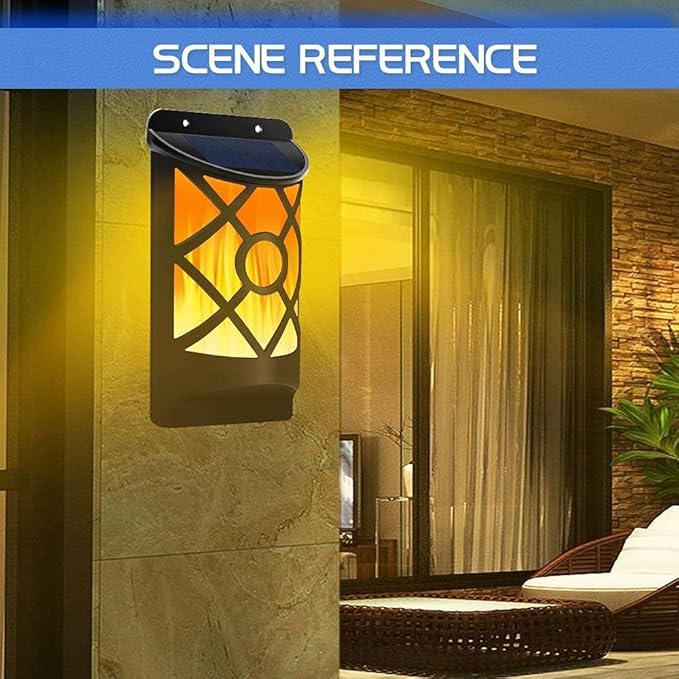 Aityvert Solar Flame Lights Outdoor, Waterproof Flickering Flame Solar Lights Dark Sensor Auto On/Off 66 LED Solar | Lumora