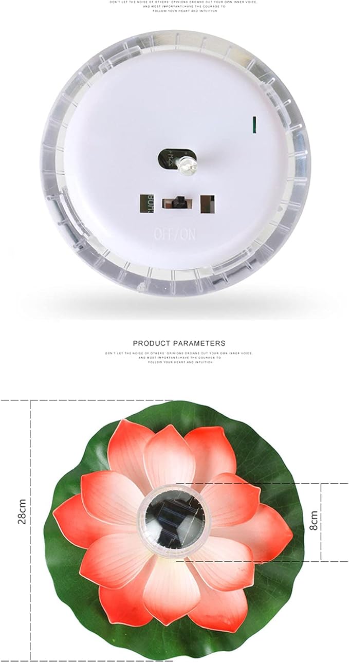 JNYB Solar Flower Lights Outdoor Garden, 2 Pack Beautiful Lotus Flower Solar Powered Lights, IP65 Waterproof 7 | Lumora