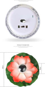 JNYB Solar Flower Lights Outdoor Garden, 2 Pack Beautiful Lotus Flower Solar Powered Lights, IP65 Waterproof 7 | Lumora