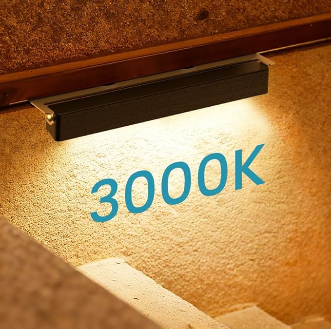 ZZXX All-in-One Retaining Wall Lights with Transformer, 2700K Hardscape Lighting, Low Voltage Landscape Lighting, IP68 Waterproof Outdoor Step Lights Fence Decor for Patio Stairs, 3W Lights 12-Pack